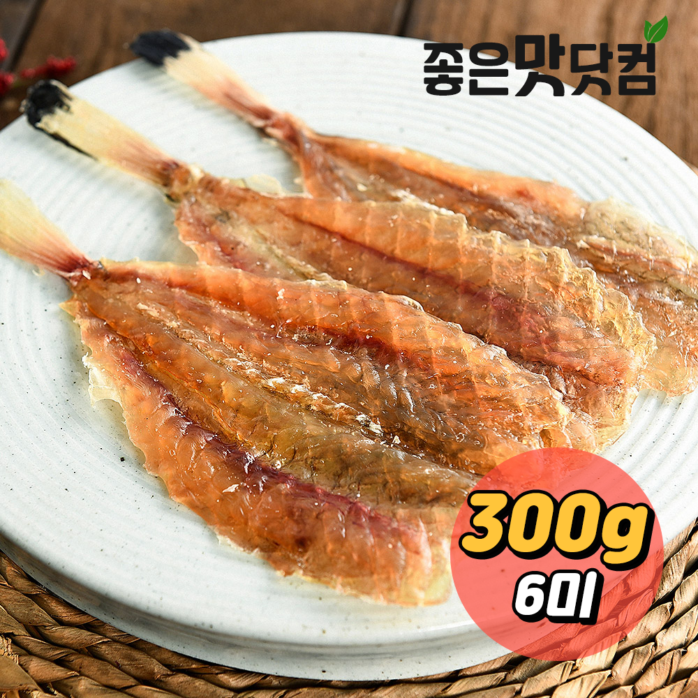 좋은맛닷컴 국내산 아귀꼬리포 300g (6미)