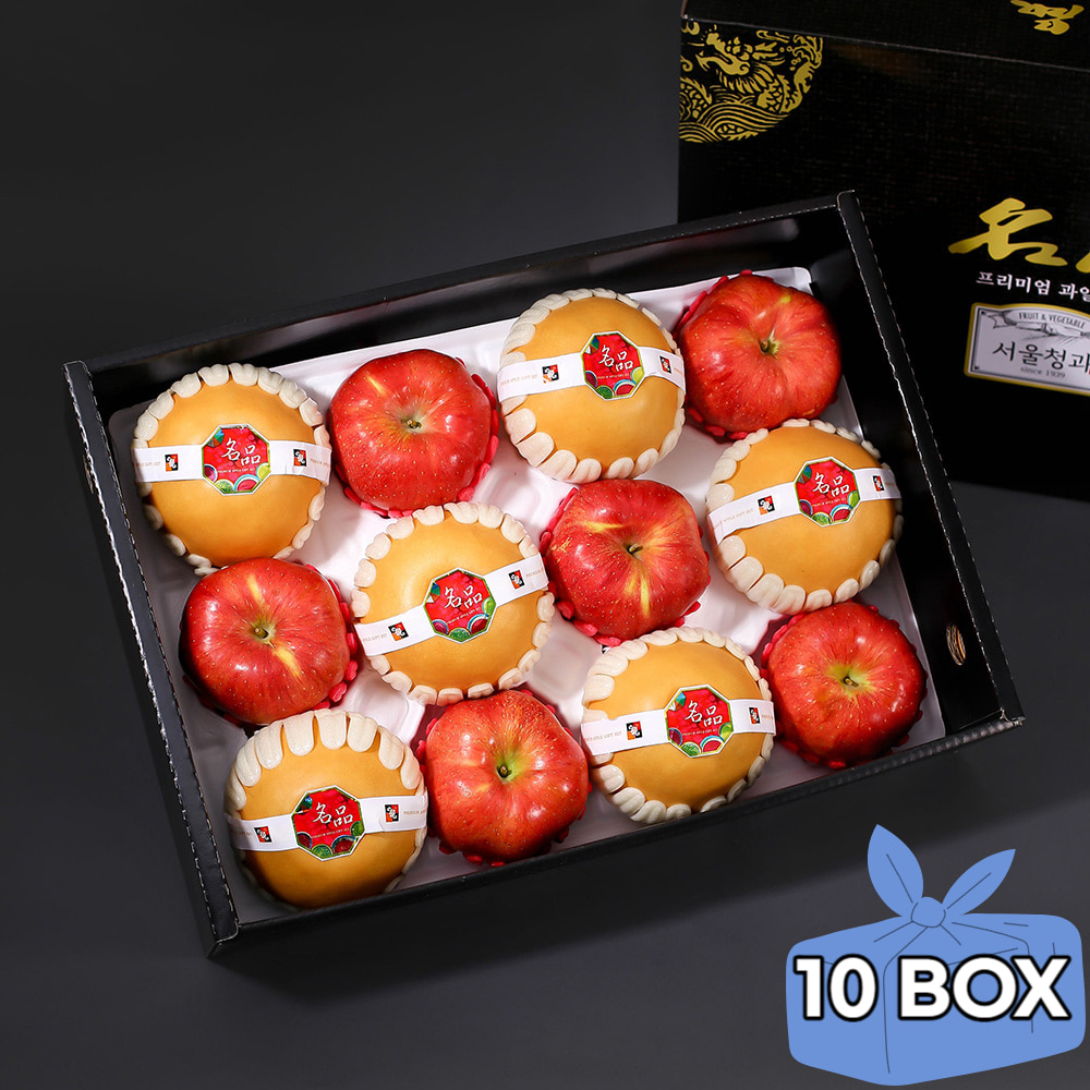 [자연예서]혼합1호 과일선물세트(사과6+배6) 10 BOX