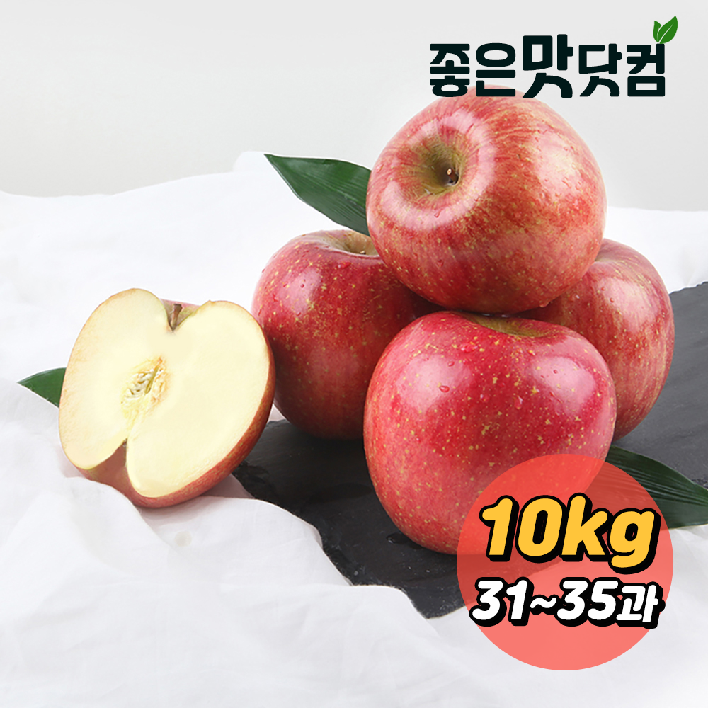 [초록자연] 청송 사과 10kg(31-35과)